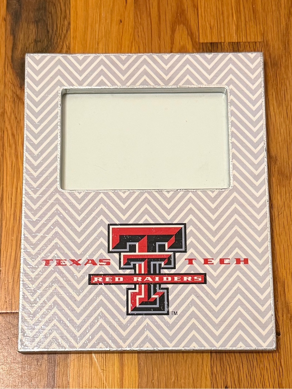 Texas Tech Chevron Grey Picture Frame